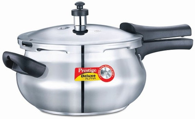 

Prestige 4.4 L Induction Bottom Pressure Cooker(Stainless Steel)