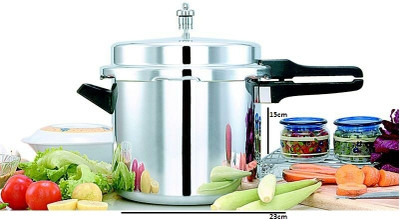 

Mahavir Diamond 5 L Pressure Cooker with Induction Bottom(Aluminium)