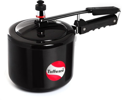 

Tuffware Hard Anodized Inner Lid 2 L Pressure Cooker(Hard Anodized)