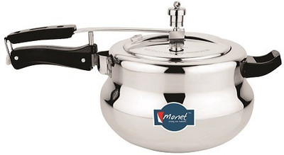 

Monet Handi Induction 3.5 L Induction Bottom Pressure Cooker(Aluminium)