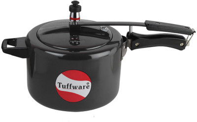 

Tuffware Beautiful and Durable Design 5 L Induction Bottom Pressure Cooker(Aluminium)