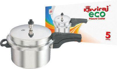 Kaviraj 5 L Induction Bottom Pressure Cooker(Aluminium)