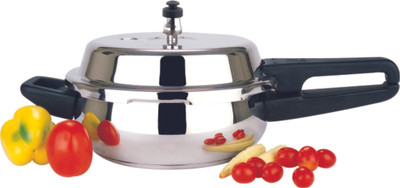 

Garuda Nri Stainless Steel 4 L Induction Bottom Pressure Pan(Stainless Steel)