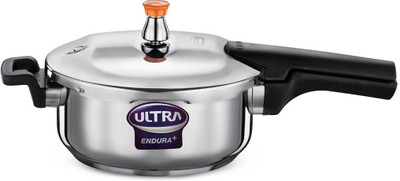 

Ultra 3.5 L Pressure Cooker with Induction Bottom(Stainless Steel)