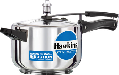Hawkins Stainless Steel 4.0 Litre Pressure Cooker by Hawkins