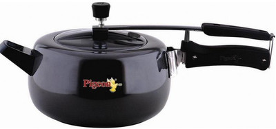 

Pigeon Hard Anodized LB Cooker Marvella 3.5 L Induction Bottom Pressure Cooker(Hard Anodized)