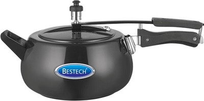 

Bestech Induction base Hard Anodized cherry shape 5 L Pressure Cooker with Induction Bottom(Hard Anodized)