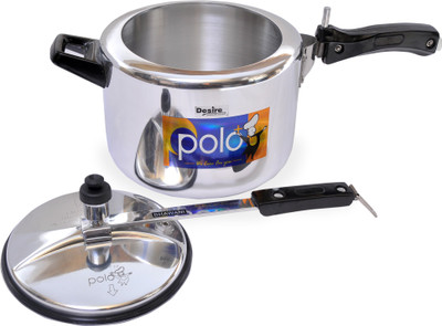 

Polo+ DESIRE 5 L Pressure Cooker(Aluminium)