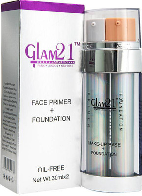 

Glam 21 Make Up Base + Foundation Primer - 60 ml(Transparent)