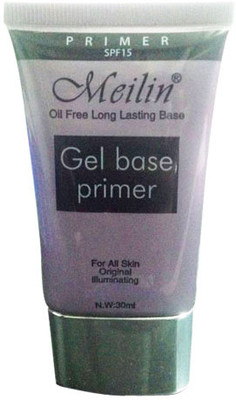 

Meilin Gel Base Face ( Oil Free Long Lasting Base ) Primer - 30 ml(Transparent)