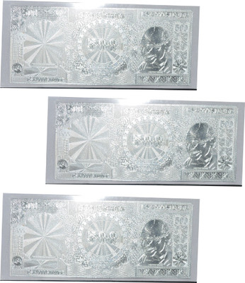 

Kataria Jewellers 500 Rupees Silver Printed Currency