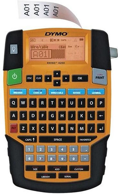 

Dymo Rhino_4200 Single Function Wireless Printer(Yellow, Black), Black;yellow