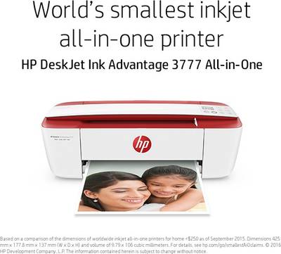 HP DeskJet Ink Advantage 3777 All-in-One Multi-function Printer