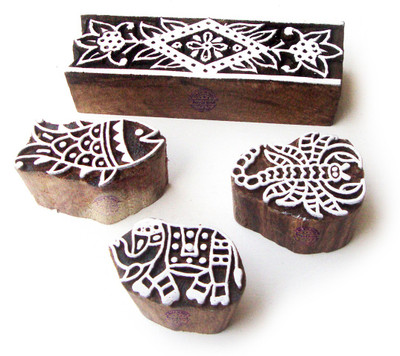 

Royal Kraft Htag1005 Printing Blocks(Pack of 4)