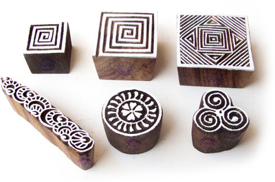 

Royal Kraft Htag0700 Printing Blocks(Pack of 6)