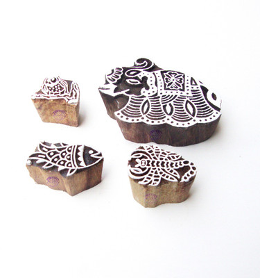 

Royal Kraft Htag0987 Printing Blocks(Pack of 4)