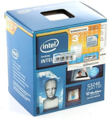 Intel 3.1 GHz LGA 1150 G3240 Processor(SILVER GREEN) available at flipkart for Rs.4999