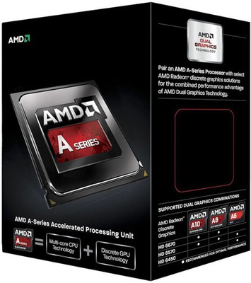 

AMD 3.9 GHz FM2 A6 6400K Processor(Black)