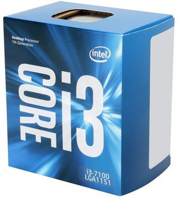 Intel 3.9 GHz LGA 1151 core i 3 7100 Processor(Silver) available at flipkart for Rs.9799
