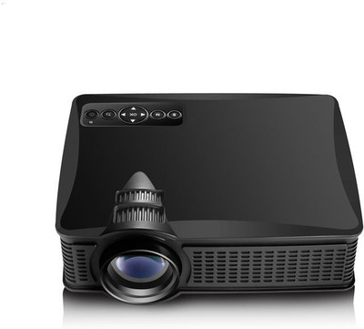 

Microware 1500 lm LED Corded Portable Projector(Black)