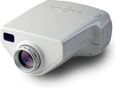 IBS MINI LED 100 LUMENS for TV,DVD,PC with SD,USB,AV In VGA,HDMI,Coaxia HOME CINEMA THEATER HD Portable Projector (White) 