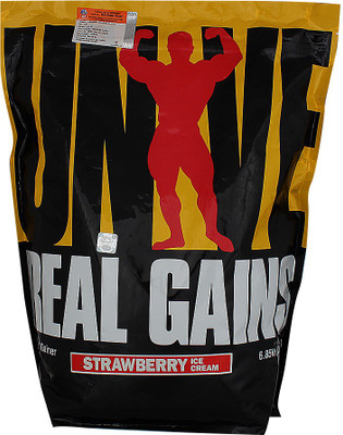 

Universal Nutrition Real Gains Weight Gainers/Mass Gainers(3.11 kg, Strawberry)