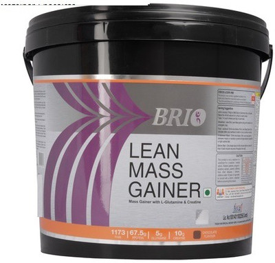 

Brio Lean Mass Gainer Weight Gainers/Mass Gainers(5 kg, Chocolate)