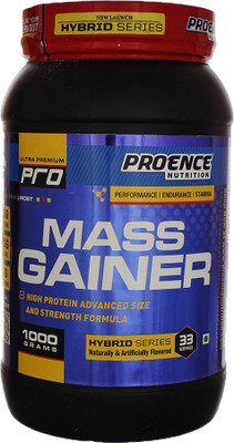 

Proence Mass Gainer Weight Gainers/Mass Gainers(1000 g, Vanilla)