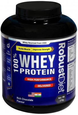 

RobustDiet RD Gold Graded* 100% Whey Protein Whey Protein(2000 g, Chocolate)