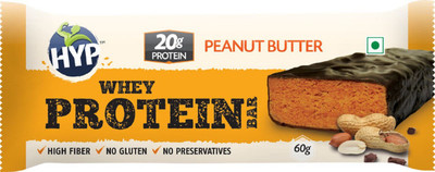 

HYP Peanut Butter (Box of 6) Protein Bars(60 g, Chocolate, Peanut Butter)