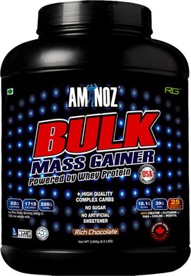 

Aminoz Bulk Weight Gainers/Mass Gainers(3 kg, Chocolate)