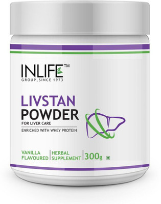 

Inlife Livstan Protein Powder, Liver Care / Cleanse Support Formula & Detoxifier, Whey Protein with Ayurvedic Herbs Whey Protein(300 g, Vanilla)