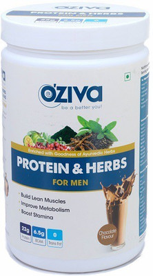 

OZiva Protein & Herbs, Men, Whey Protein with Ayurvedic Herbs Whey Protein(500 g, Chocolate)