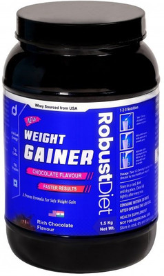 

RobustDiet RD Weight Gainer Weight Gainers/Mass Gainers(1500 g, Chocolate)