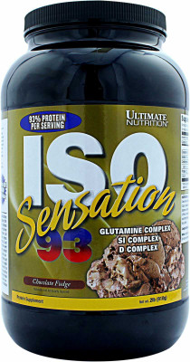 Ultimate Nutrition Iso sensation 93 Whey Protein(910 g, Chocolate)