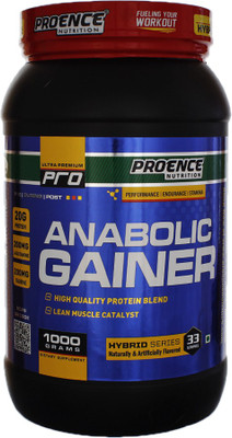 

Proence Anabolic Gainer Weight Gainers/Mass Gainers(1000 g, Chocolate)