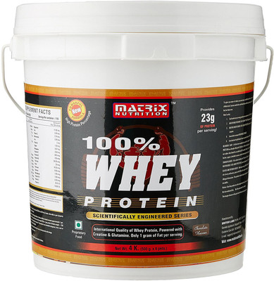 

Matrix Nutrition 100% Whey Protein 4 kg Whey Protein(4000 g, Chocolate)
