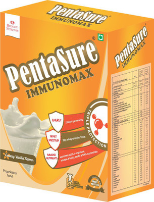 

PentaSure PENTASURE IMMUNOMAX 61 GM Whey Protein(244 g, Vanilla)