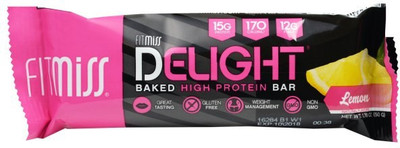 

MusclePharm Fitmiss Delight Bars Protein Bars(50 g, Lemon)