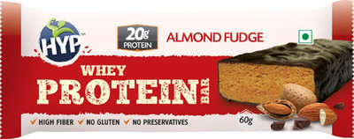 

HYP Almond Fudge (Box of 6) Protein Bars(60 g, Almond)