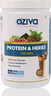 

OZiva Protein & Herbs, Men, Whey Protein with Ayurvedic Herbs, 1kg Whey Protein(1000 g, Chocolate)