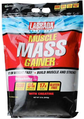 

Labrada Weight Gainers/Mass Gainers(2722 g, Strawberry)