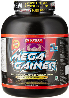 

Matrix Nutrition Weight Gainers/Mass Gainers(2.5 g, Chocolate)