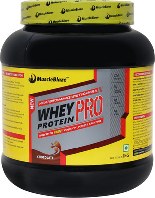 

MuscleBlaze Whey Protein Pro Whey Protein(1 kg, Chocolate)