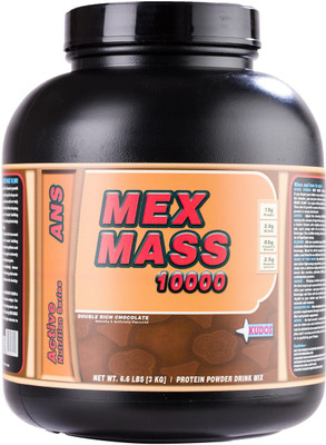 

KUDOS NUTRITIONS - Mex Mass 3kg - Double Rich Chocolate Weight Gainers/Mass Gainers(3 kg, Double Rich Chocolate)