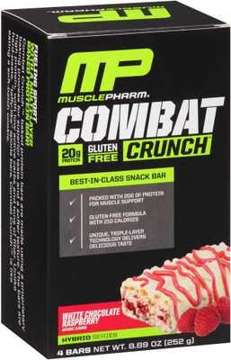 

MusclePharm Combat Crunch Bars Protein Bars(0.063 kg, White Choc)