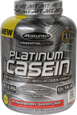 

Muscletech Platinum 100% Casein Whey Protein(1.64 kg, Strawberry)