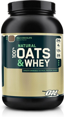 

Optimum Nutrition 100% Natural Oats & Whey Protein(1360.8 g, Milk Chocolate)