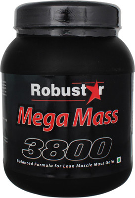 

RoBustar Mega Mass 3800 Weight Gainers/Mass Gainers(1 kg, Unflavored)