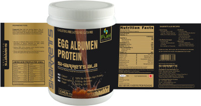 Sharrets Nutritions White Albumen Protein Chocolate Flavor Egg Protein(200 g, CHOCOLATE)